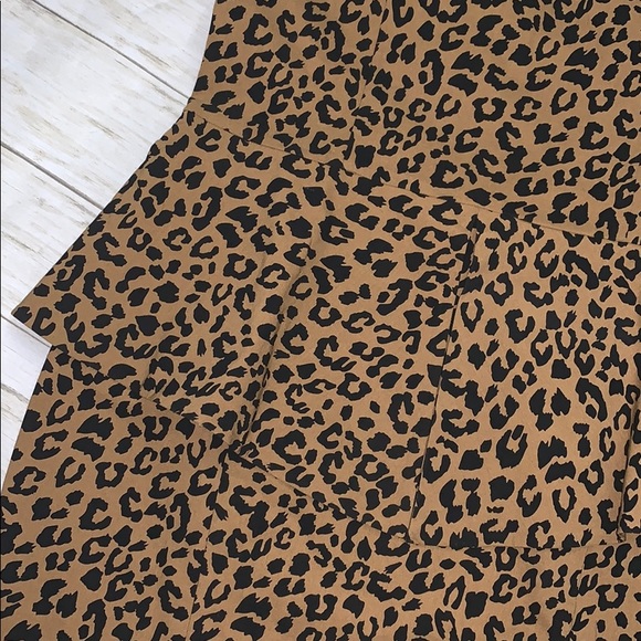 ASOS Leopard Print Peplum Sleeveless Dress - Picture 2 of 5